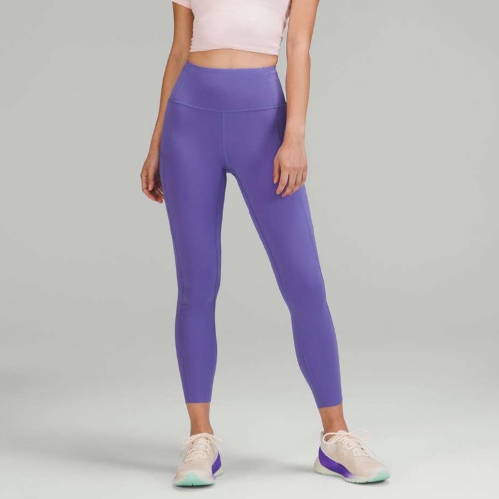 lululemon Fast and Free HR Tight 25” Charged Indigo (4)